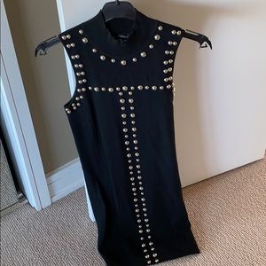 Women’s Knit INC dress with silver nailheads